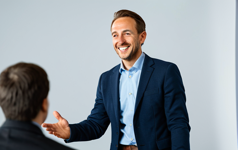 독일어 프레젠테이션 용어 - Data Visualization**

"A modern office setting, a person pointing at a clear and concise bar graph d...